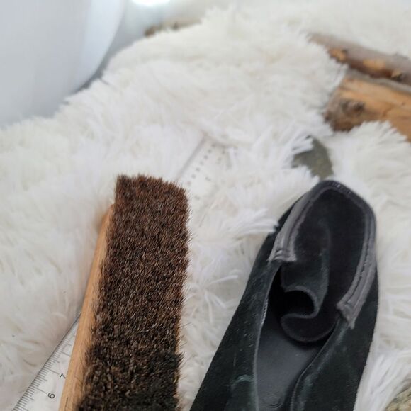 Cole haan black suede moccasin with patent trim main image 8